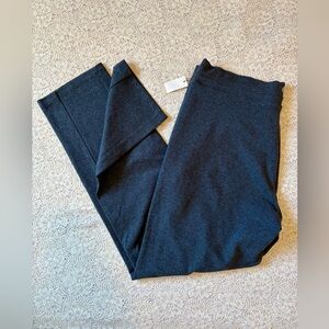 NWT X Plus Gray Talbots Straight Leg Pants with Zipper Pockets